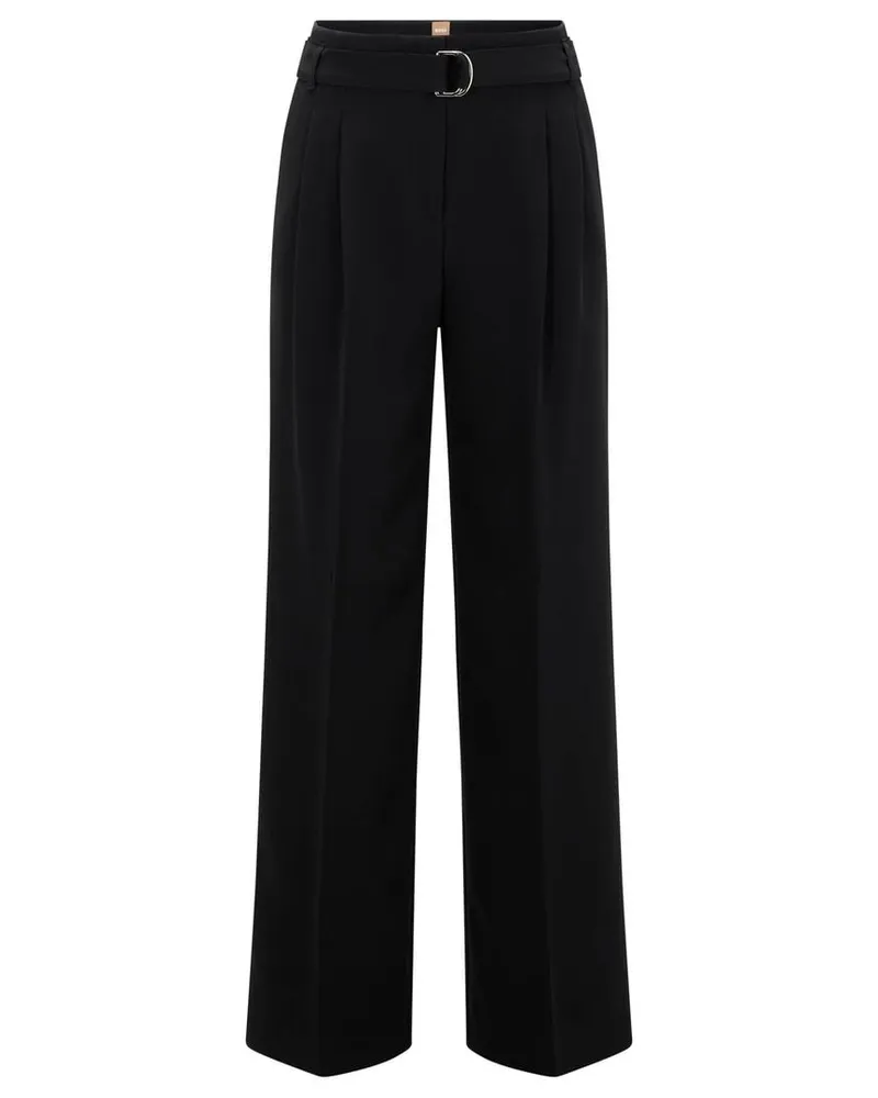 HUGO BOSS Damen Hose TAPIANA Schwarz