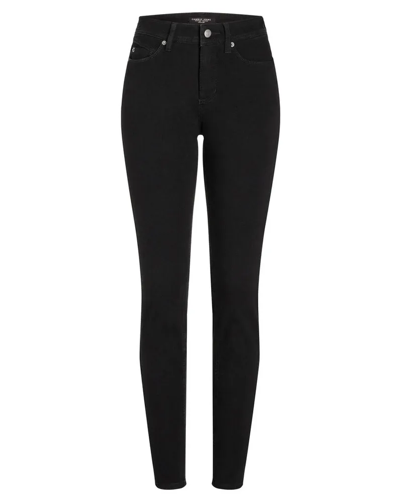 Cambio Damen Jeans "Parla" Skinny Fit High Waist Schwarz