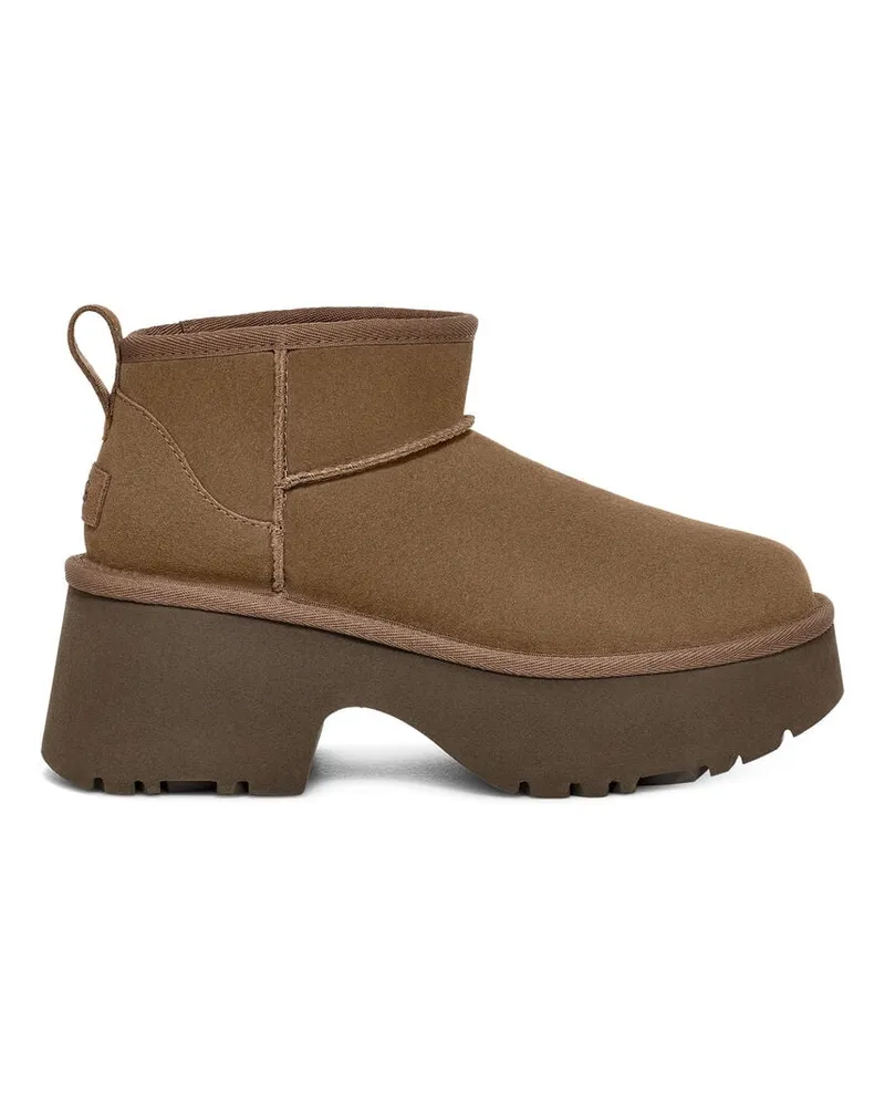 UGG Damen Stiefeletten CLASSIC ULTRA MINI NEW HEIGHTS BOOT Taupe
