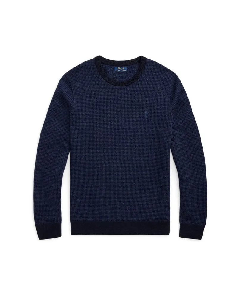 Ralph Lauren Herren Wollpullover waschbar Navy