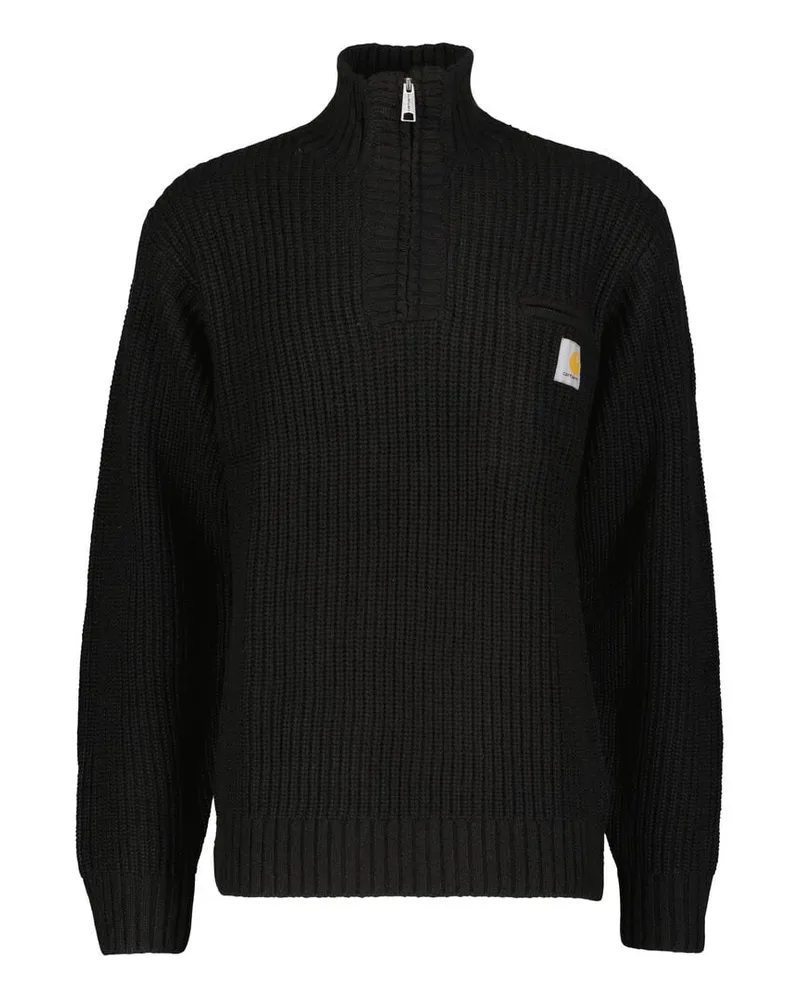 Carhartt WIP Herren Pullover DETROIT HALF ZIPPER Schwarz