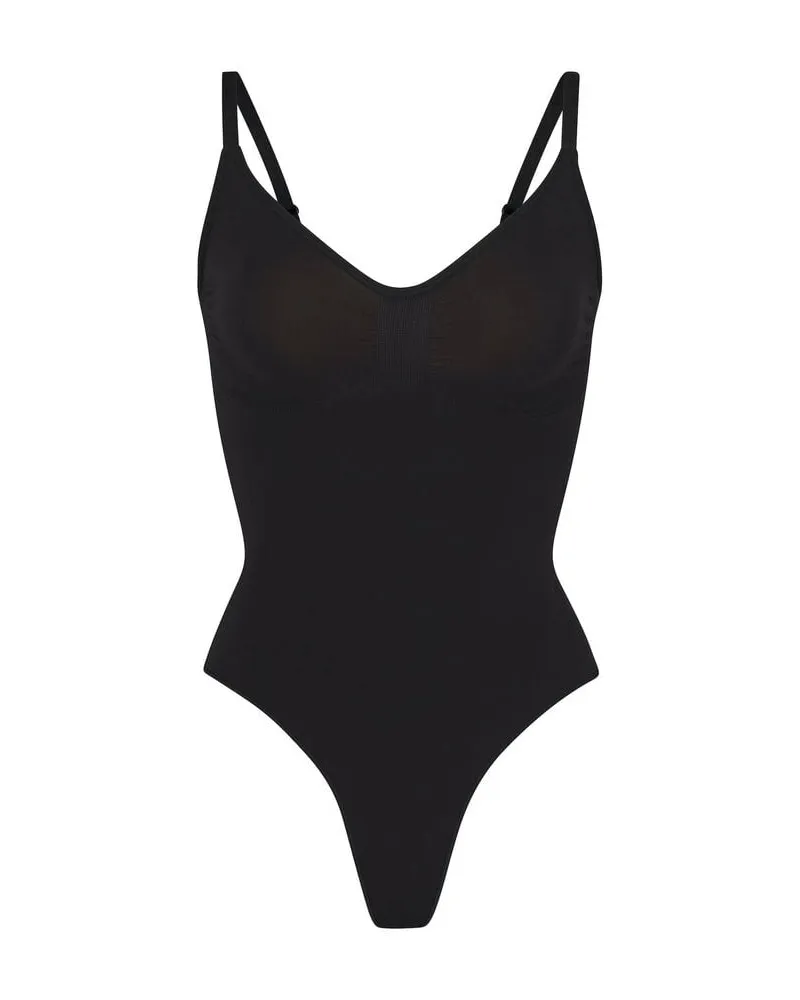 SKIMS Damen Bodysuit FITS EVERYBODY Schwarz