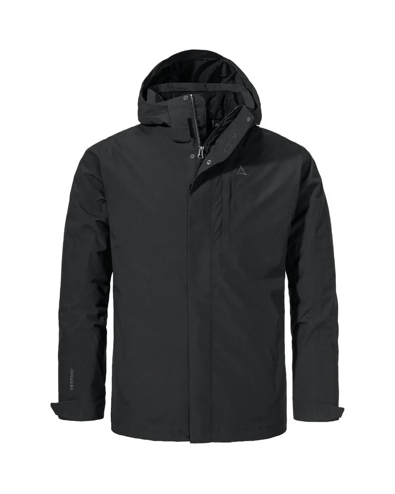 Schöffel Herren Doppeljacke 3IN1 JACKET TAMINA MNS Schwarz