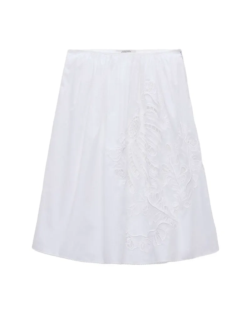 Dorothee Schumacher Damen Rock EMBROIDERED BEAUTY Weiss