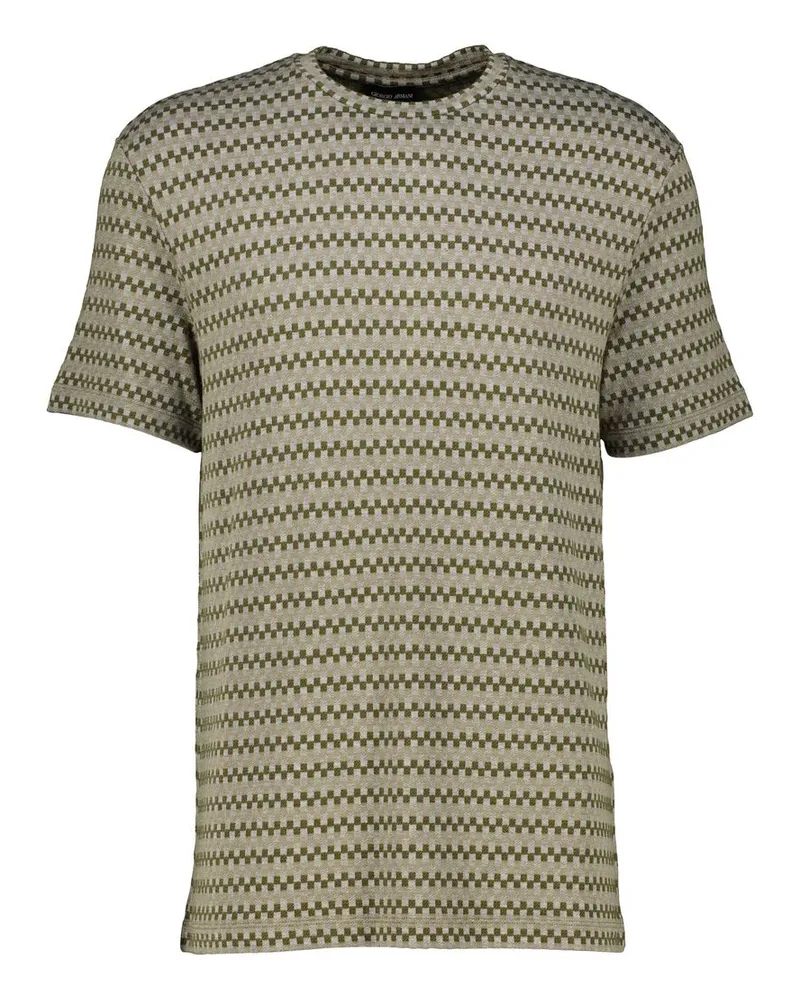 Giorgio Armani Herren T-Shirt Khaki