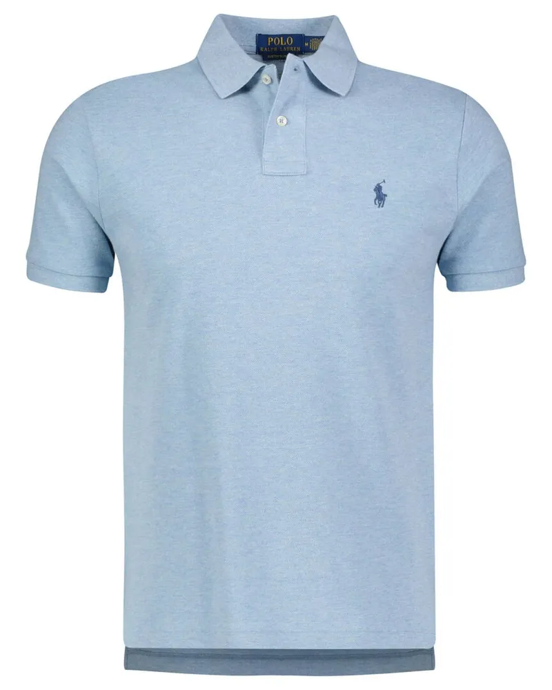 Ralph Lauren Herren Poloshirt Custom Slim Fit Eis