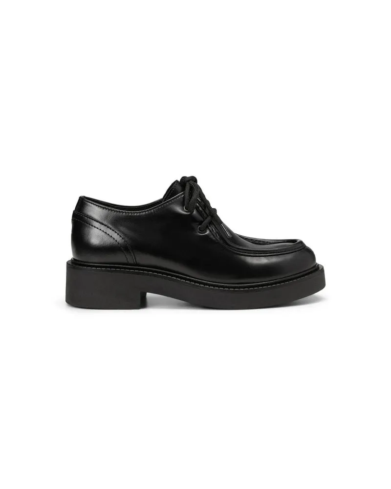 Marc O'Polo Damen Schnürschuhe aus Leder PERLA LOW LACE Schwarz