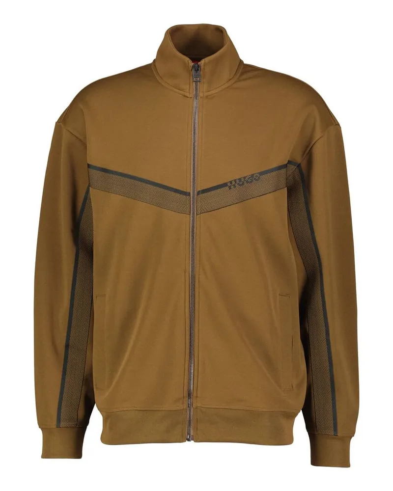 HUGO BOSS Herren Sweatjacke DINGMOOR Braun