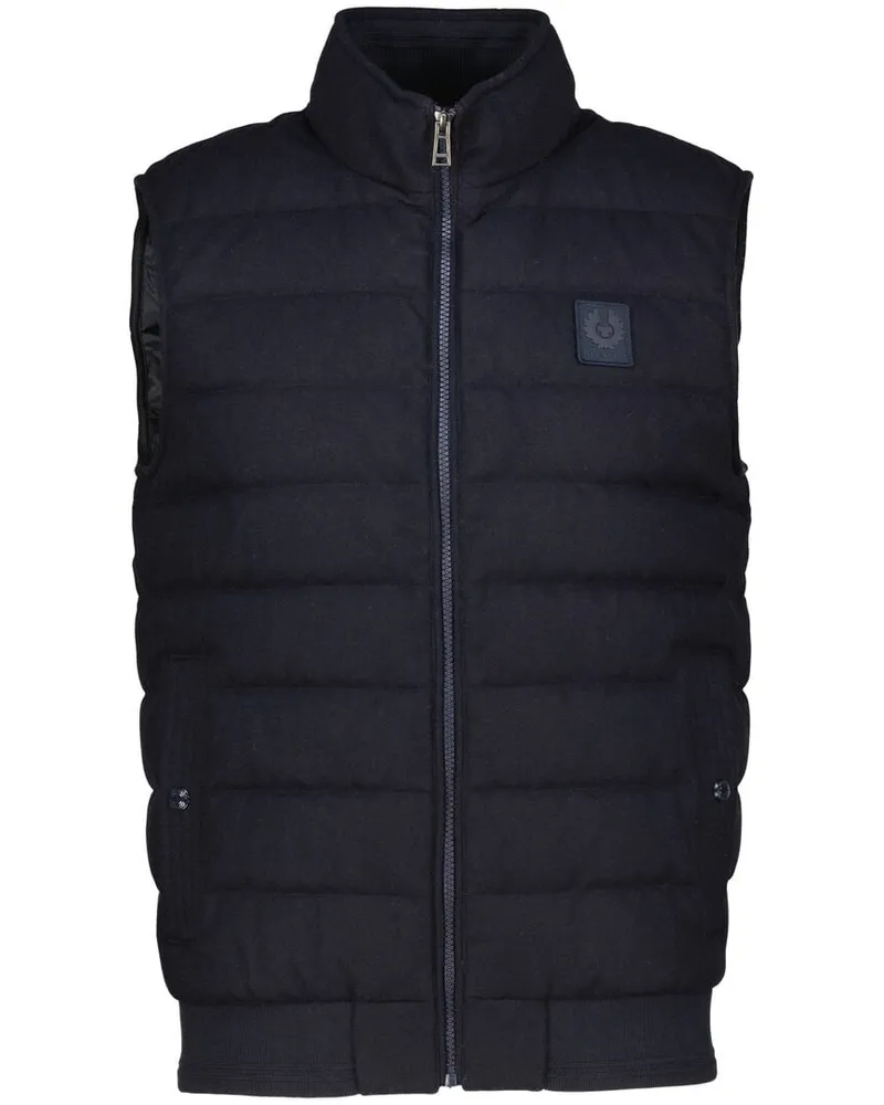 Belstaff Herren Daunenweste mit Wolle wasserabweisend CIRCUITEER Marine