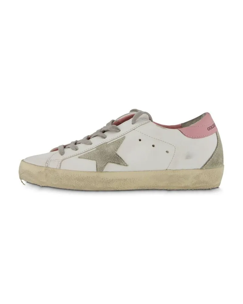 Golden Goose Damen Sneaker Leder SUPER-STAR Weiss