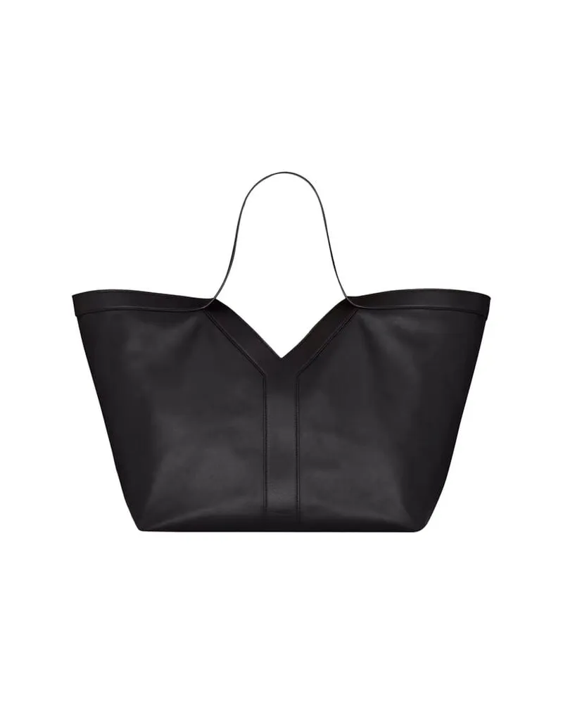 Saint Laurent Damen Shopper Y TOTE Large Schwarz