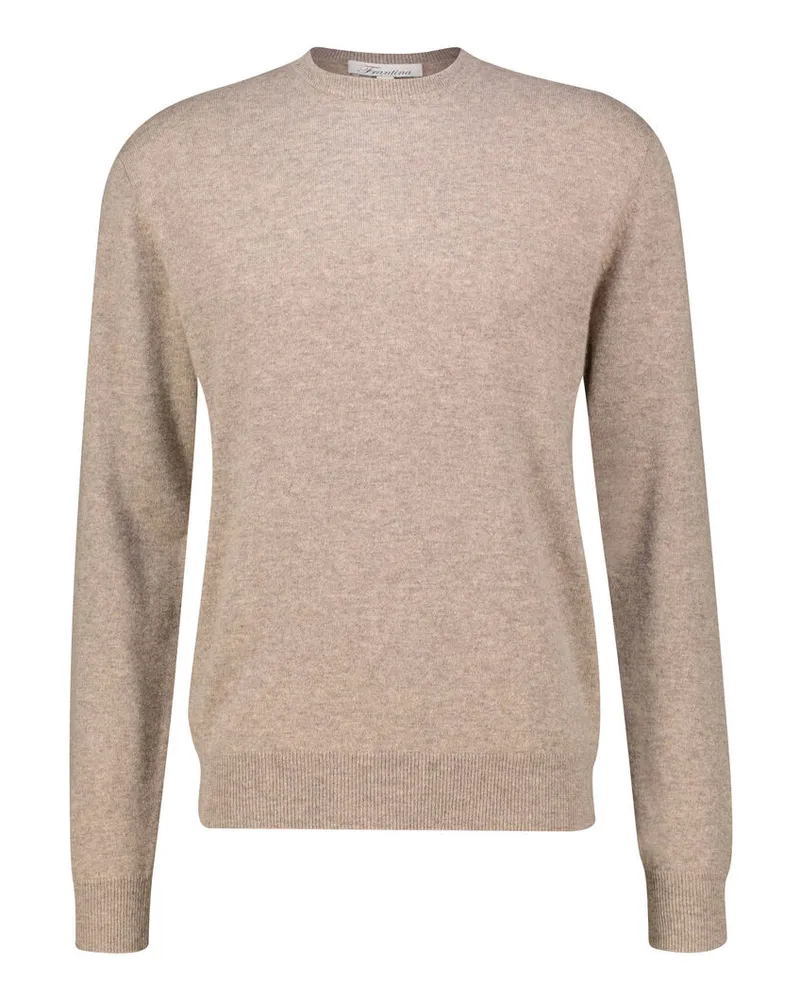 Frantina Herren Pullover aus Kaschmir Café