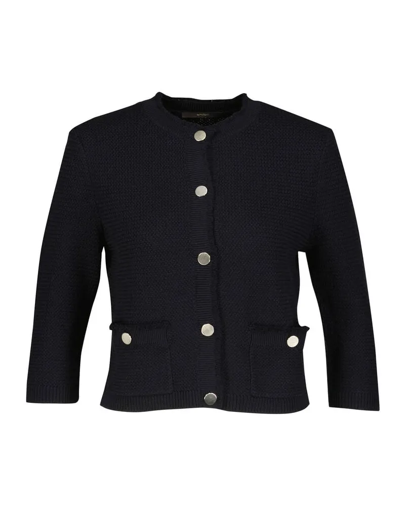 windsor. Damen Strickjacke aus Wolle Marine