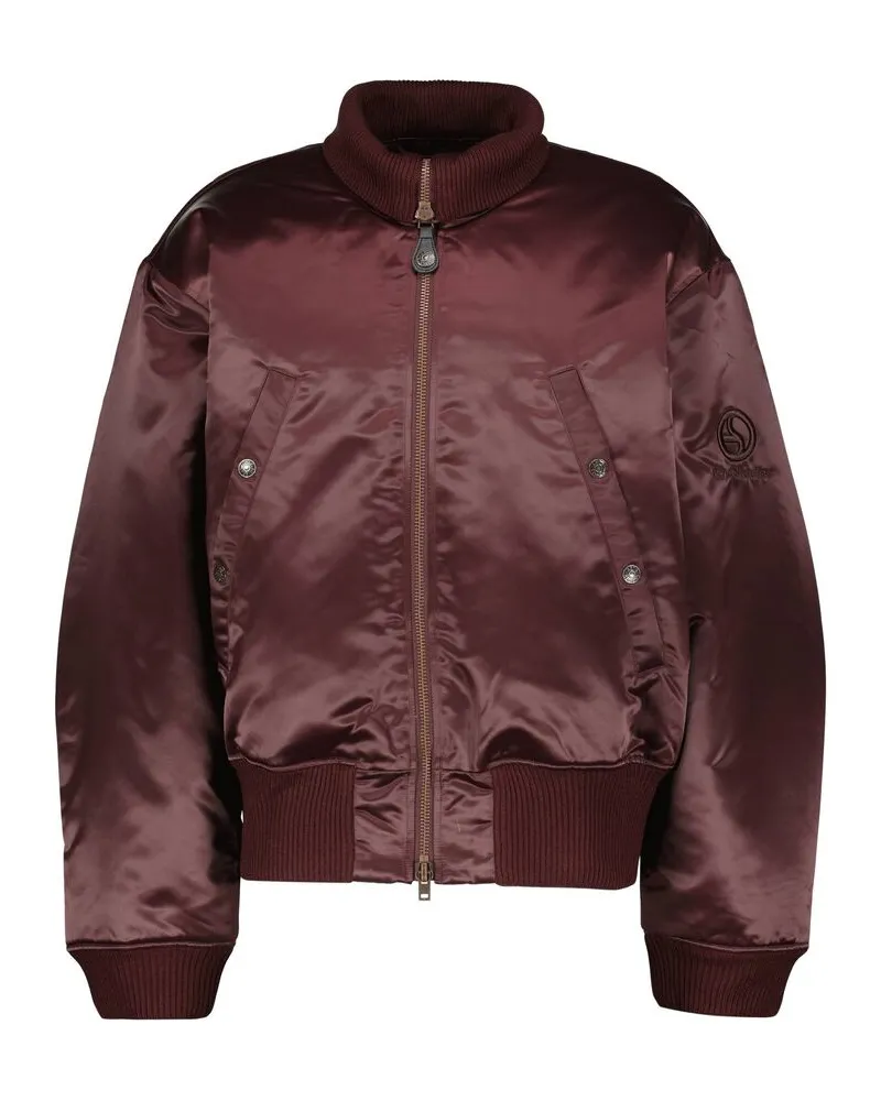 Acne Studios Herren Bomberjacke aus Nylon Beere