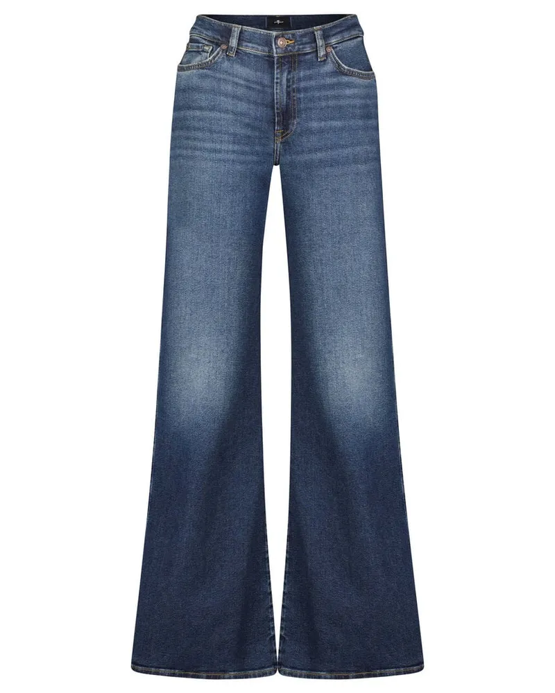7 for all mankind Damen Jeans LOTTA CISCO Flare Fit Darkblue