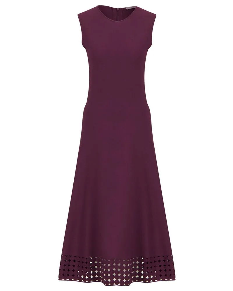 Akris Damen Midikleid Bordeaux