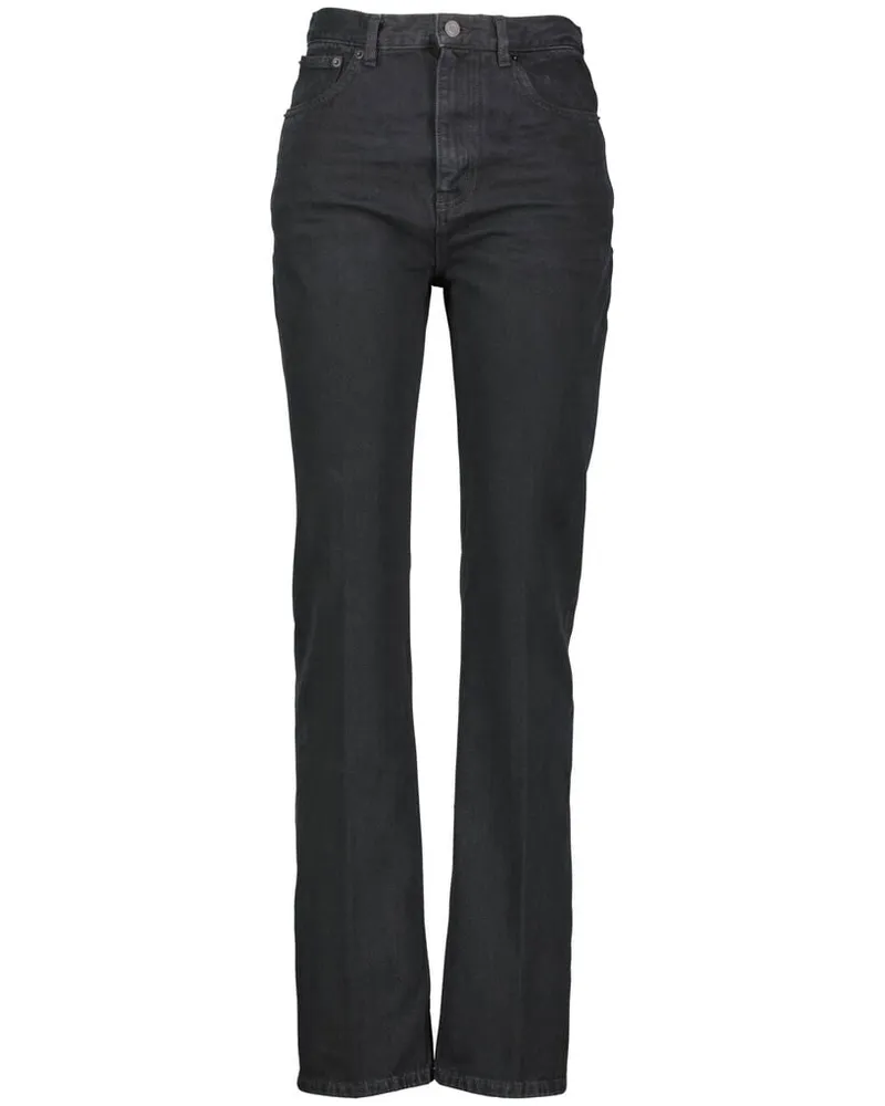 Saint Laurent Herren Jeans MID RISE STRAIGHT Schwarz