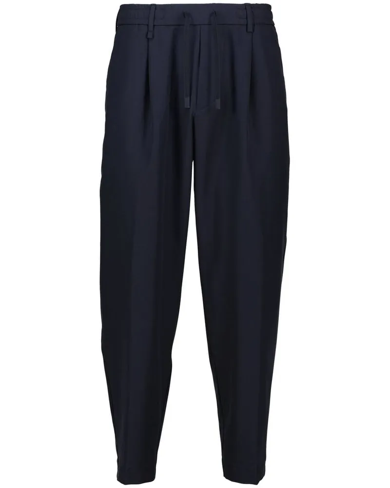 HUGO BOSS Herren Hose T_CONVERT-PLEAT Tapered Fit Marine