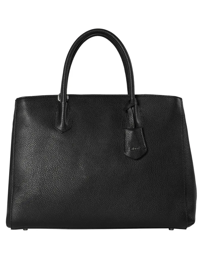 Abro Damen Business Shopper BUSY large aus Leder Schwarz