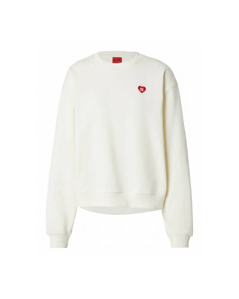 HUGO BOSS Damen Sweatshirt DEROXINA Weiss