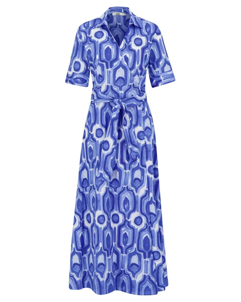 0039 Italy Damen Wickelkleid SVENJA Marine