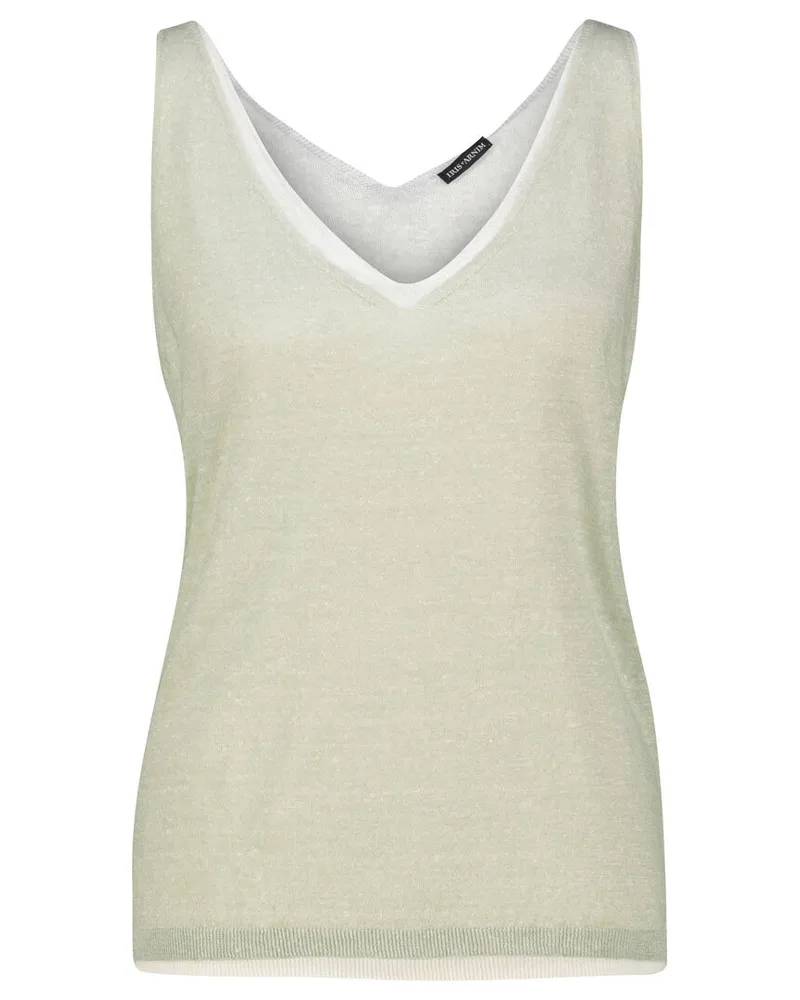 Iris von Arnim Damen Top mit Leinen VALERIA DOUBLE Minze