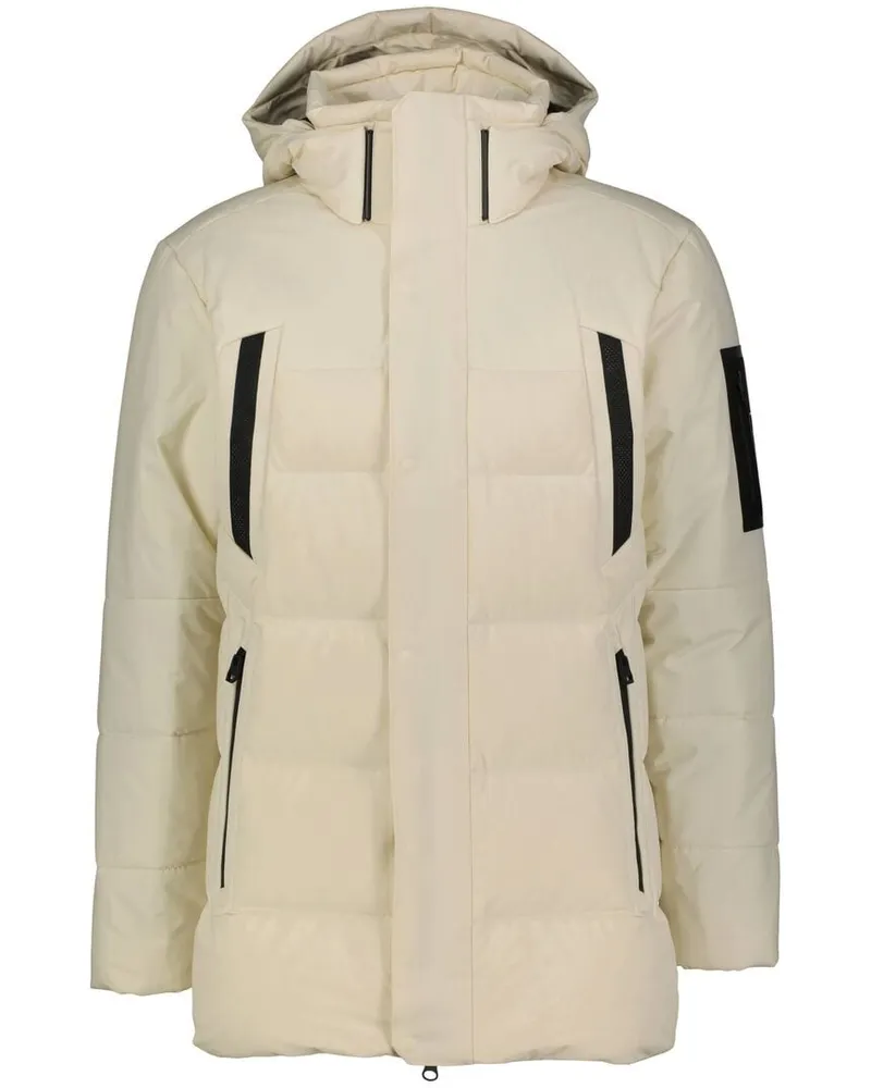 HUGO BOSS Herren Daunenparka OW_BLOCK-X Weiss