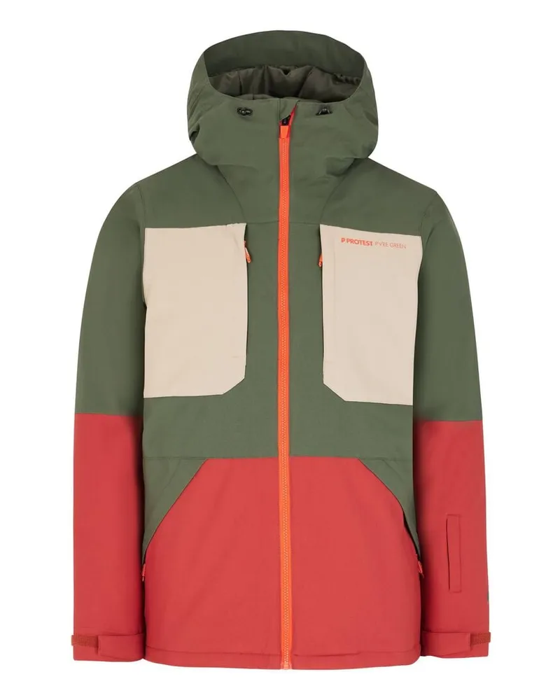 Protest Herren Skijacke / Snowboardjacke PRTENSTONE SNOWJACKET Rot