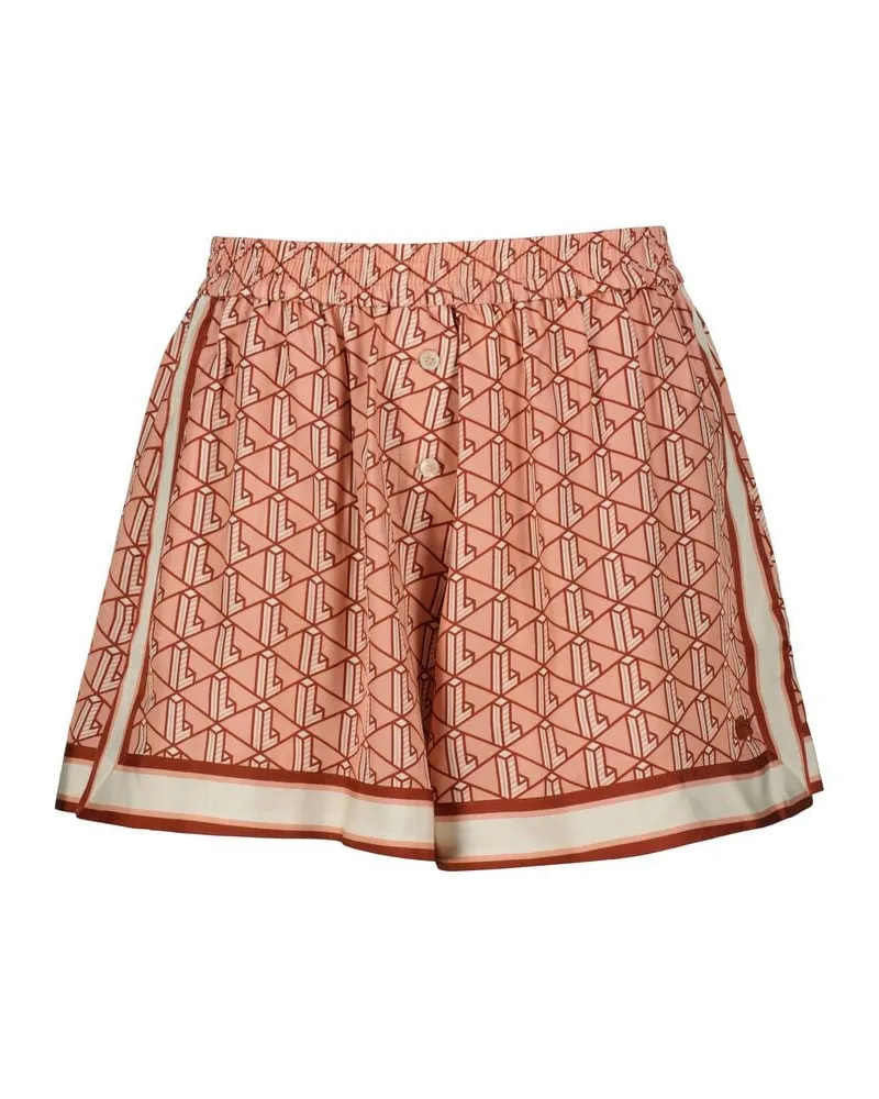 Lacoste Damen Shorts aus Viskose Coffee
