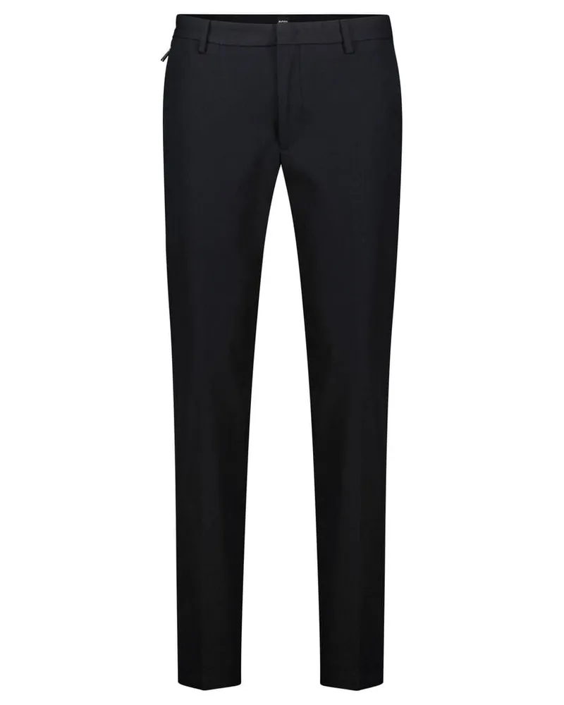 HUGO BOSS Herren Hose KAITOL_T Slim Fit mit Stretch Schwarz