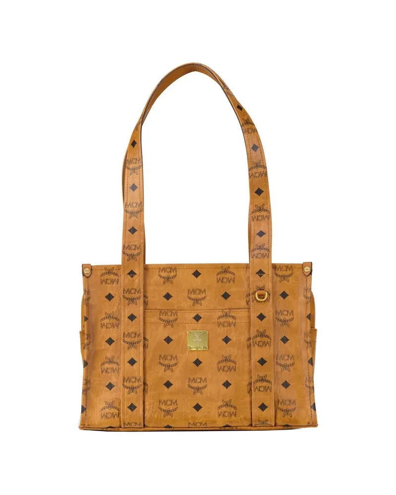 MCM Damen Shopper AREN SCHOOL BAG SMALL Nougat