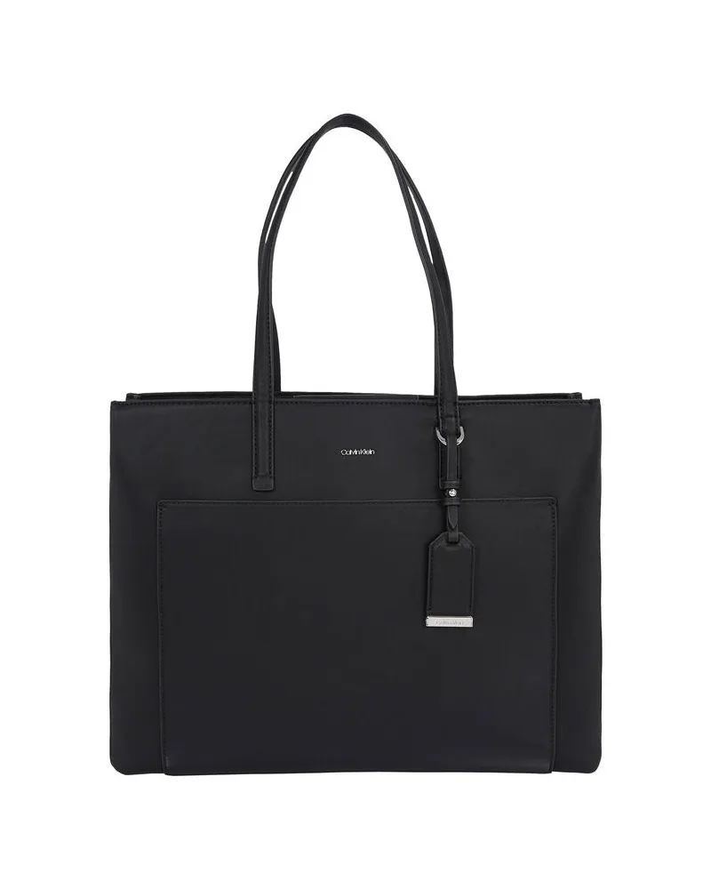 Calvin Klein Damen Shopper Schwarz