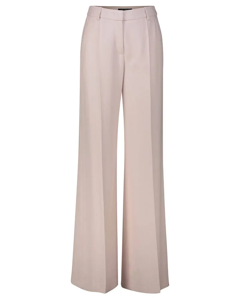 Luisa Cerano Damen Hose aus Gabardine Offwhite