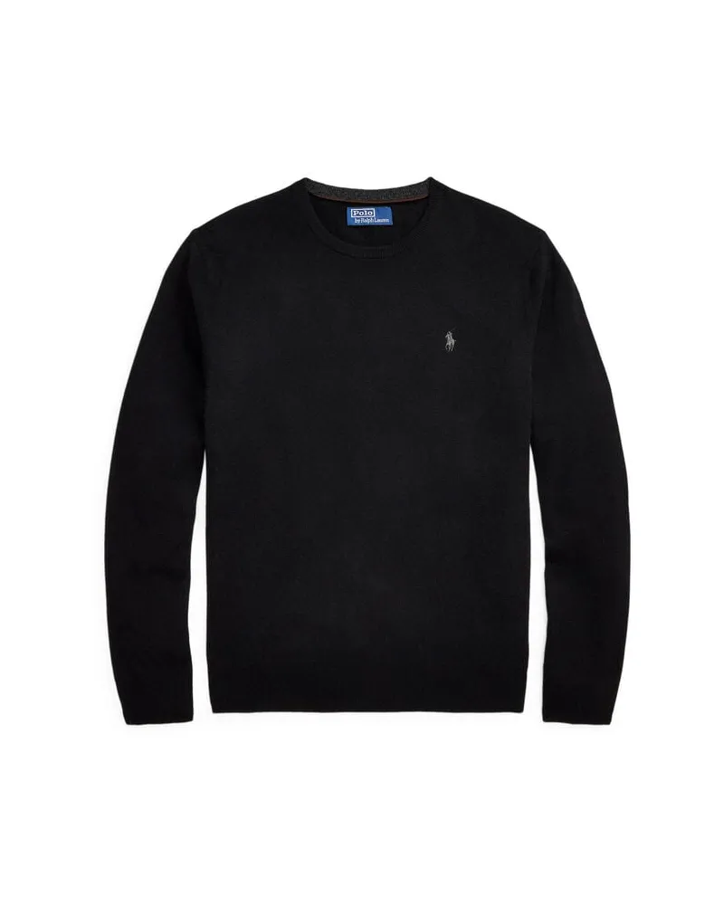 Ralph Lauren Herren Strickpullover aus Wolle Schwarz