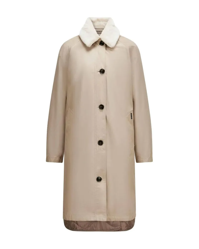 Woolrich Damen 3-in-1 Mantel aus Ramar Cloth Sand