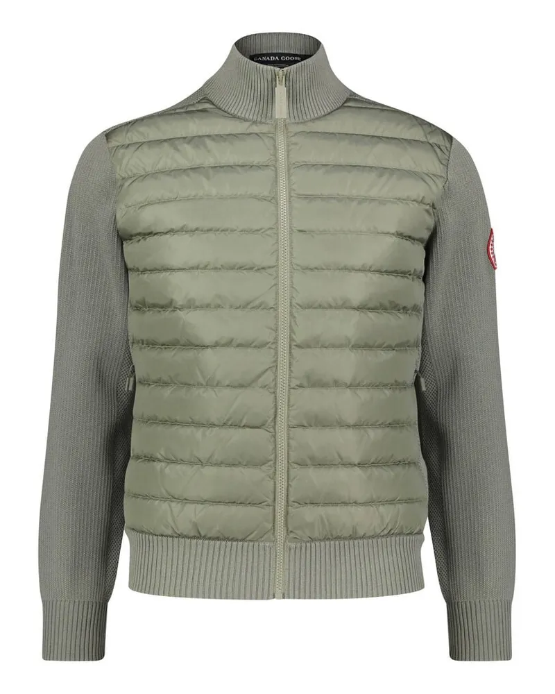 Canada Goose Herren Strickjacke mit Daunen HYBRIDGE Khaki