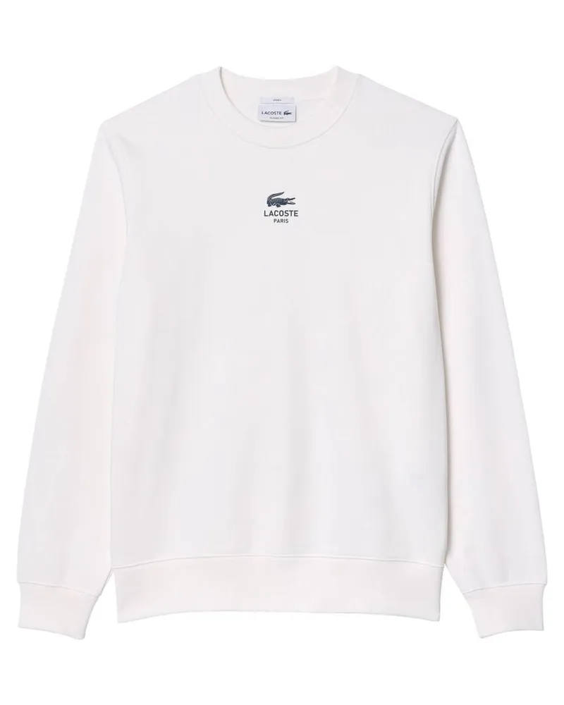 Lacoste Herren Sweater aus Baumwolle Offwhite
