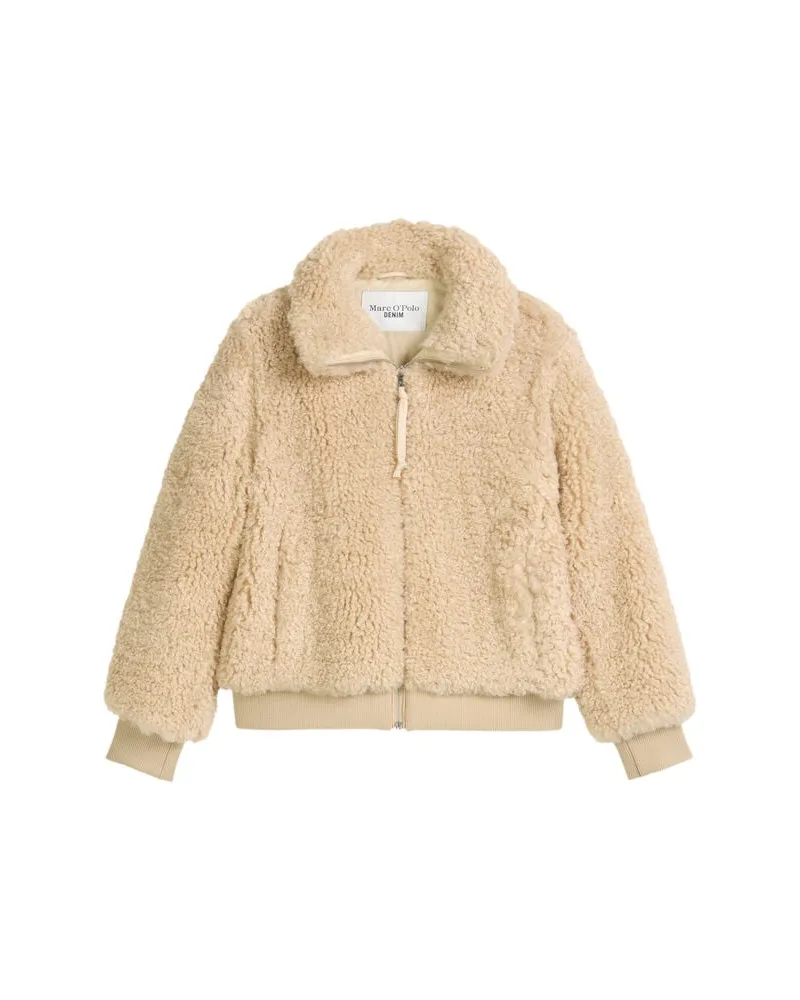 Marc O'Polo Damen Teddyjacke Sand