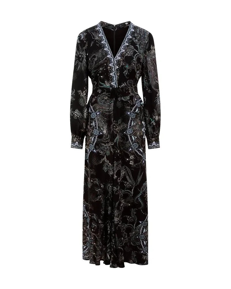 Riani Damen Midikleid Schwarz