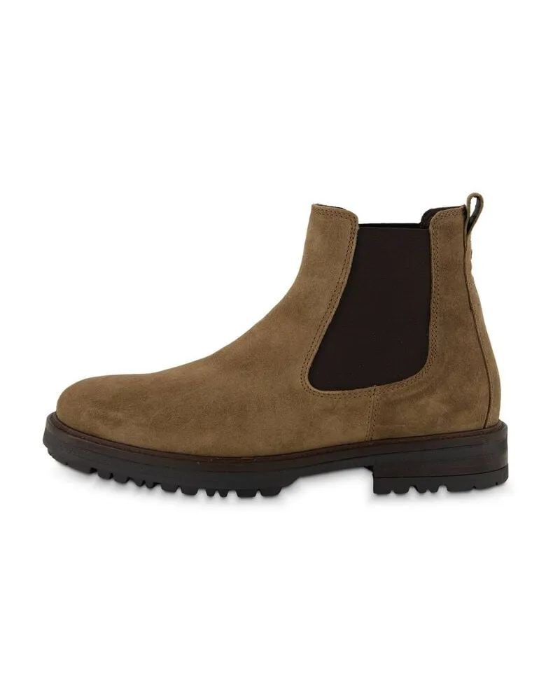 Marc O'Polo Herren Chelsea-Boots Taupe