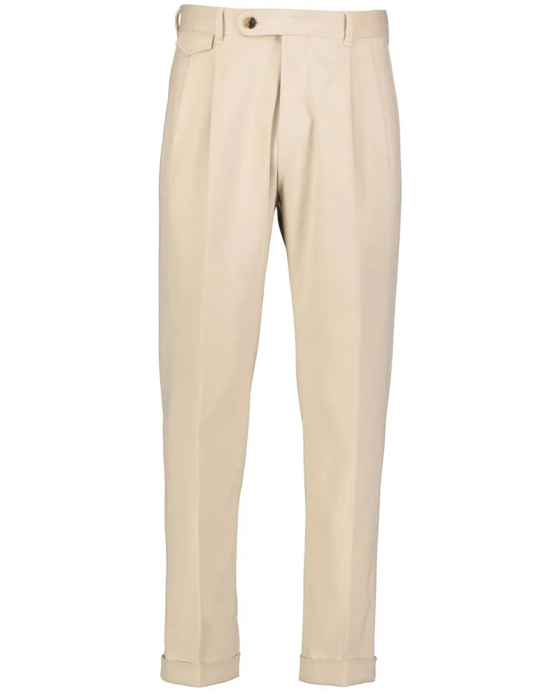 windsor. Herren Bundfaltenhose SAPO Shaped Fit Sand