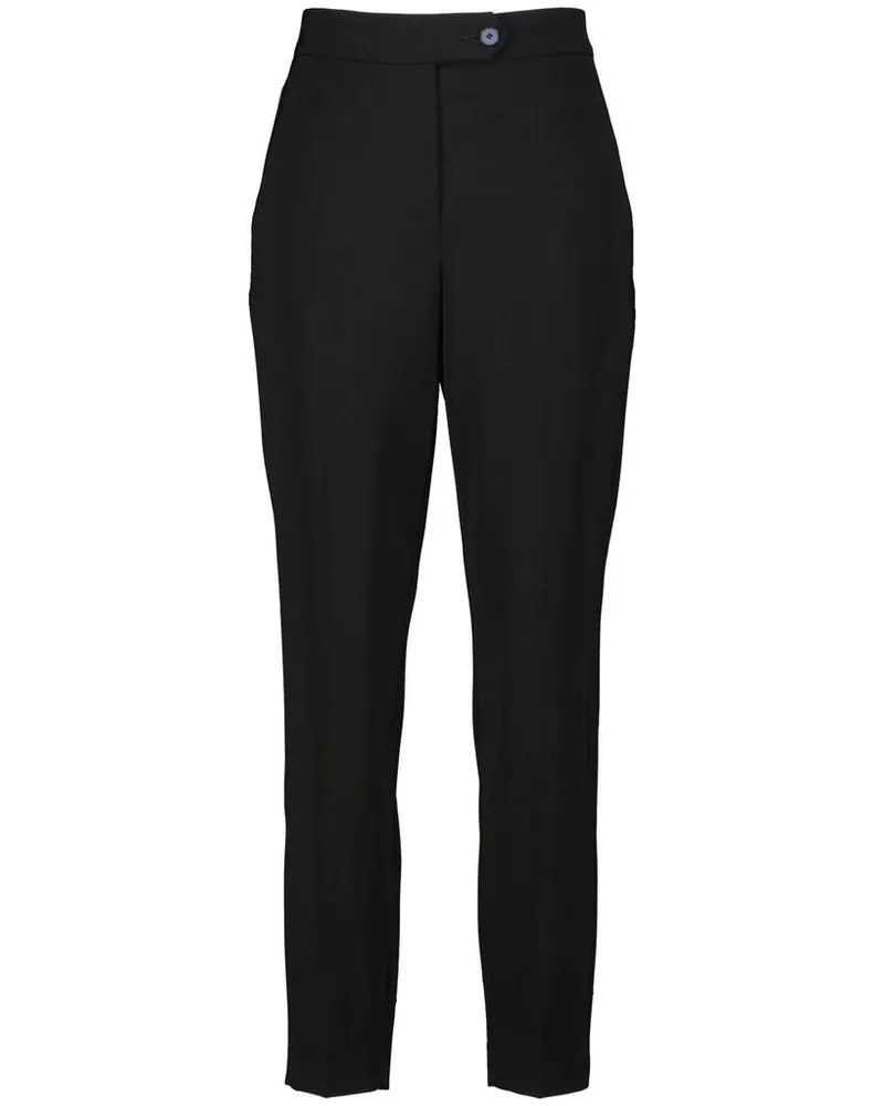 Riani Damen Hose Slim Fit Schwarz