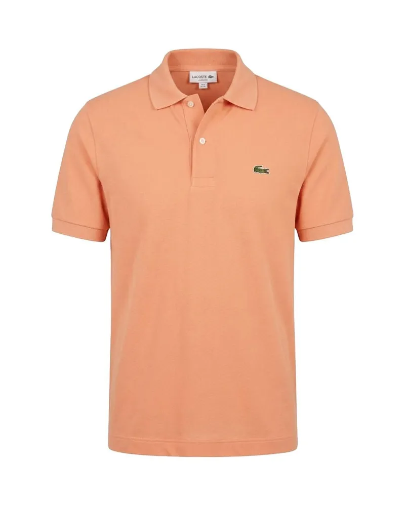 Lacoste Herren Strickpolo aus Baumwolle Rose
