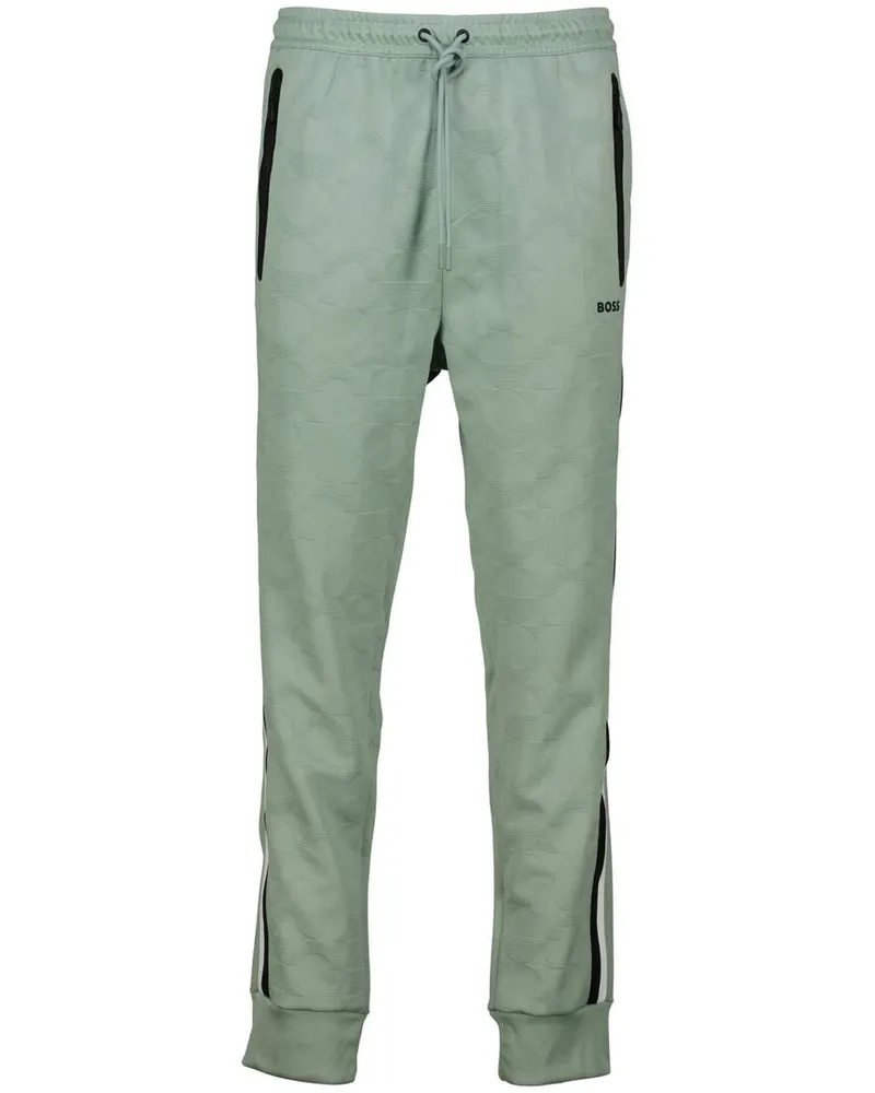 HUGO BOSS Herren Jogginghose HOVER STRIPED C Relaxed Fit Mint