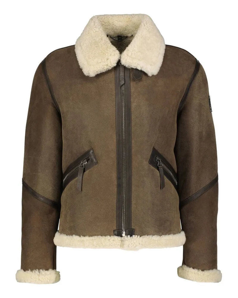 Belstaff Herren Lederjacke WINTERBROOK Taupe