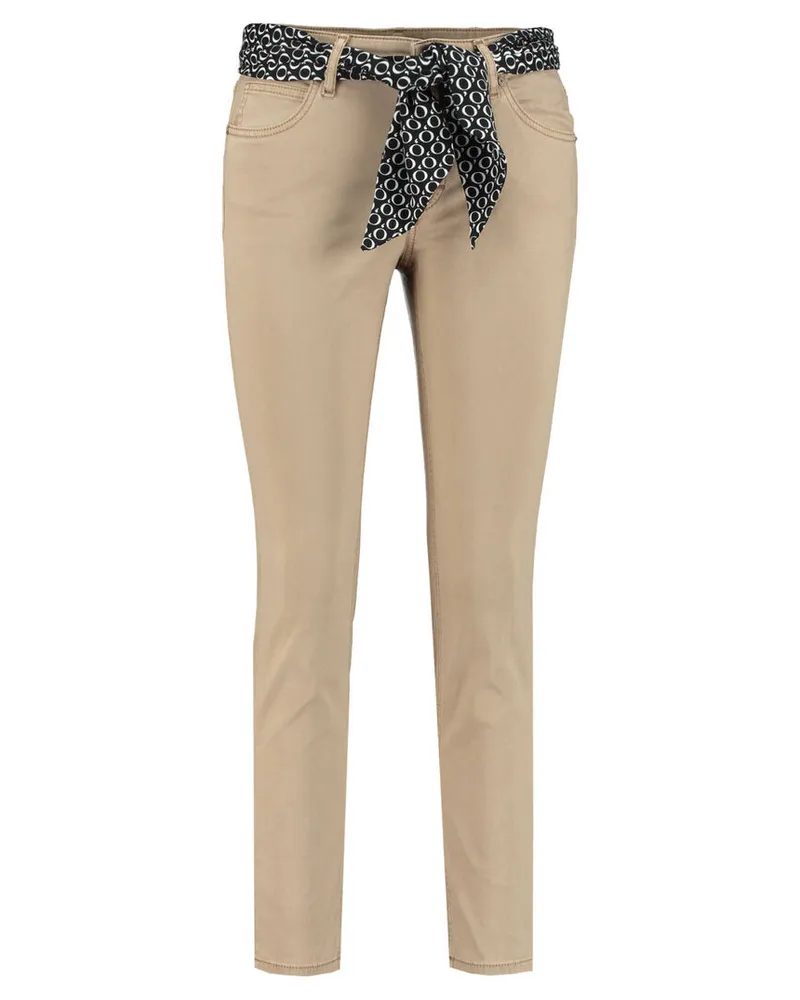 Marc O'Polo Damen Hose LULEA Slim Fit verkürzt Sand