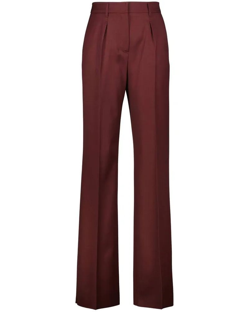 Max Mara Damen Hose aus Wollgabardine CANNES Bordeaux