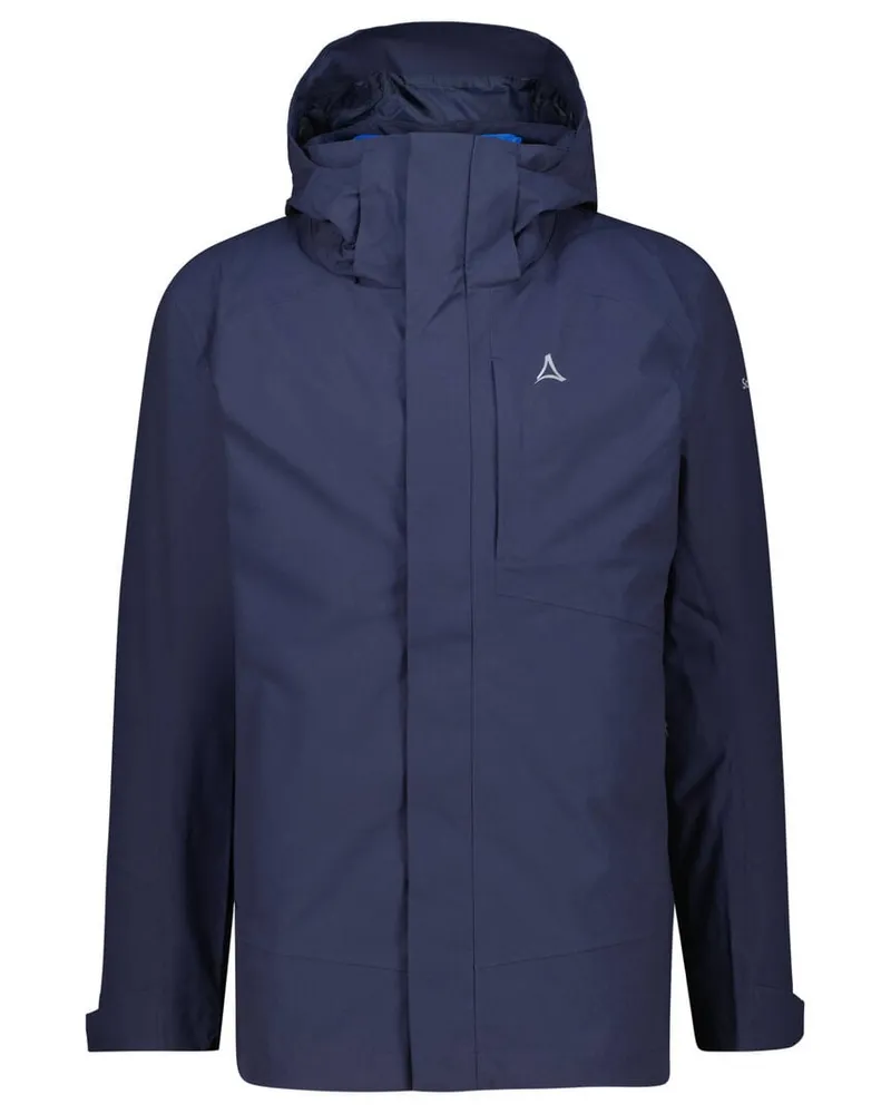 Schöffel Herren Wanderjacke mit Thermo-Innenjacke 3 in 1 JACKET AUERSPITZ Marine