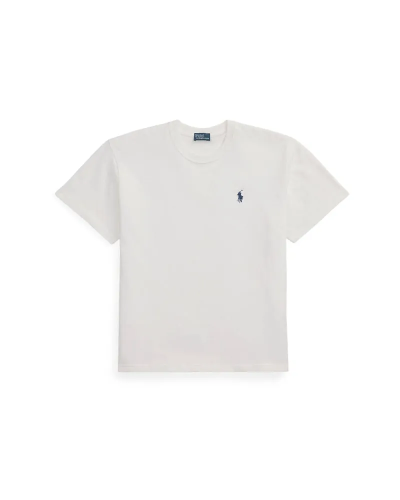 Ralph Lauren Damen T-Shirt aus Baumwolle Weiss