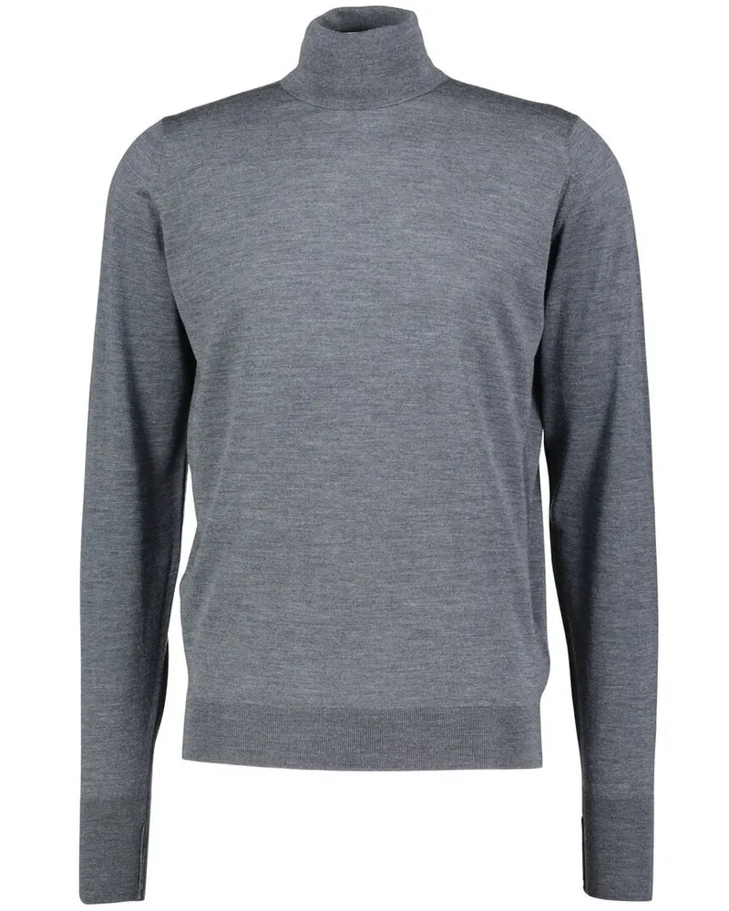 John Smedley Herren Rollkragenpullover aus Merinowolle RICHARDS Anthrazit